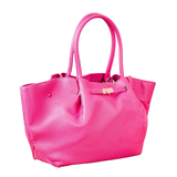 Roze carryall tote tas met magneetsluiting