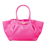 Roze carryall tote tas met magneetsluiting